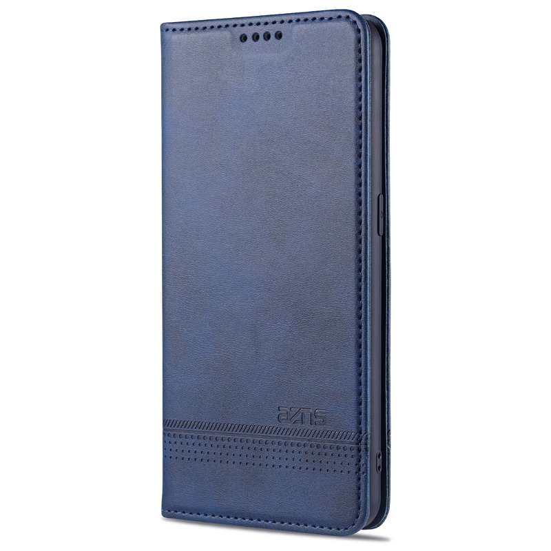 For Oppo Reno5 5G AZNS Magnetic Calf Texture Horizontal Flip Leather Case with Card Slots & Holder &