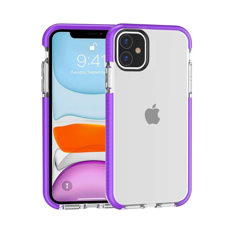 For iPhone 11 Highly Transparent Soft TPU Case(Black)