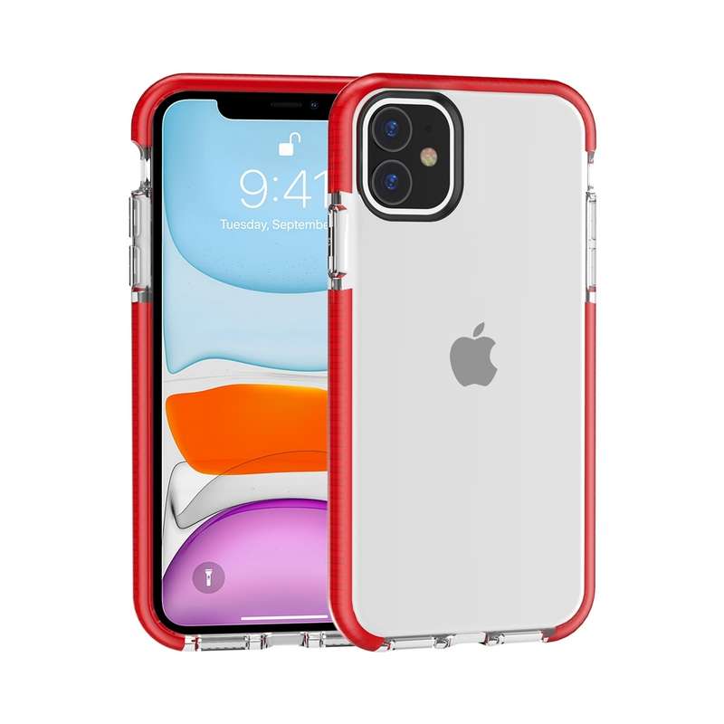 For iPhone 11 Highly Transparent Soft TPU Case(Black)