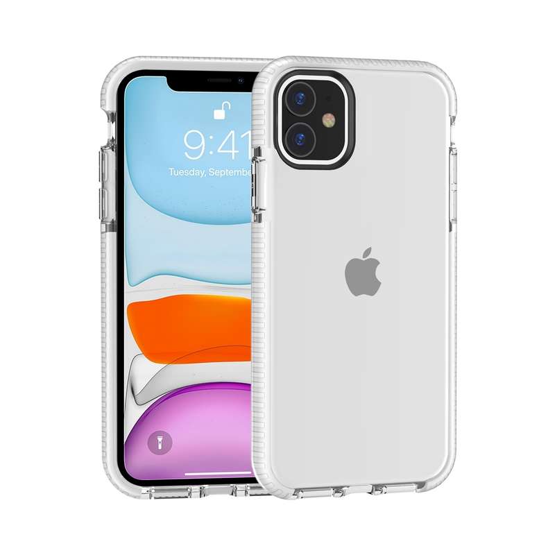 For iPhone 11 Highly Transparent Soft TPU Case(Black)