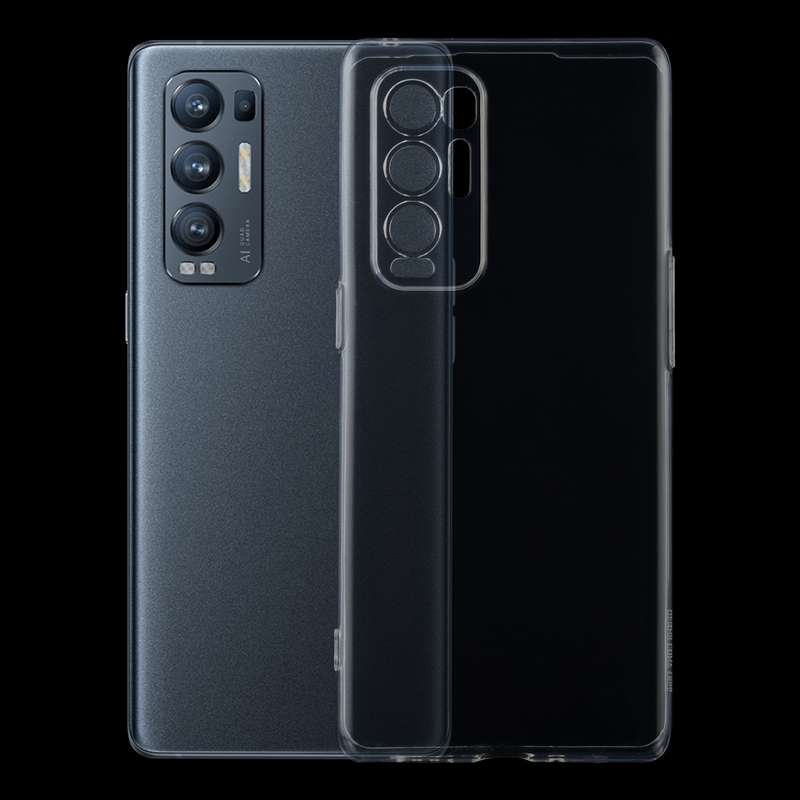 For OPPO Reno5 Pro+ 0.75mm Ultra-thin Transparent TPU Soft Protective Case