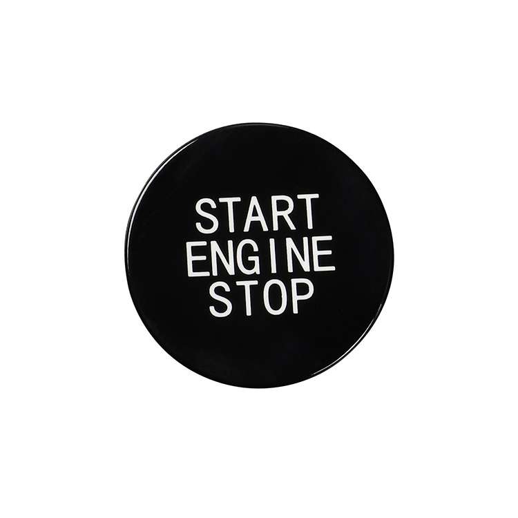 Car Carbon Fiber One-button Start Decorative Sticker for BMW 3 Series / G20 / G05 / G06 / G07 / G14