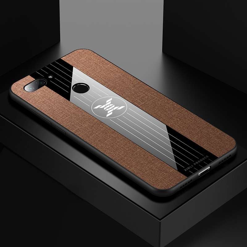 For Xiaomi Mi 8 Lite XINLI Stitching Cloth Texture Shockproof TPU Protective Case(Black)