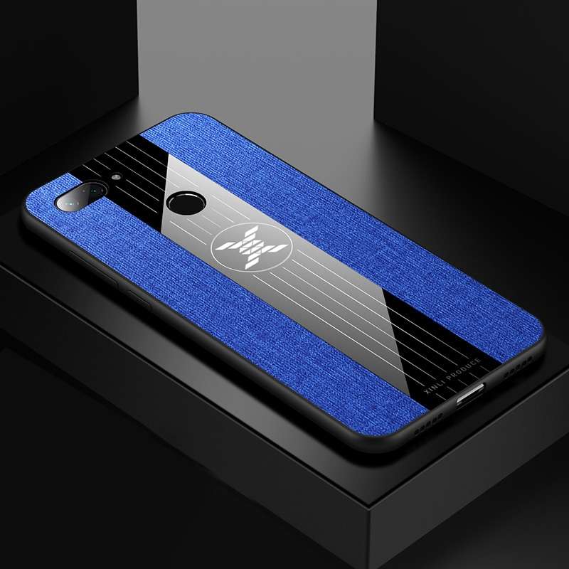 For Xiaomi Mi 8 Lite XINLI Stitching Cloth Texture Shockproof TPU Protective Case(Black)