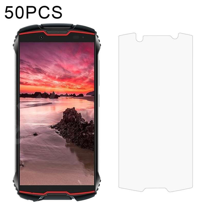 For Cubot KingKong Mini 50 PCS 0.26mm 9H Surface Hardness 2.5D Explosion-proof Tempered Glass Non-fu