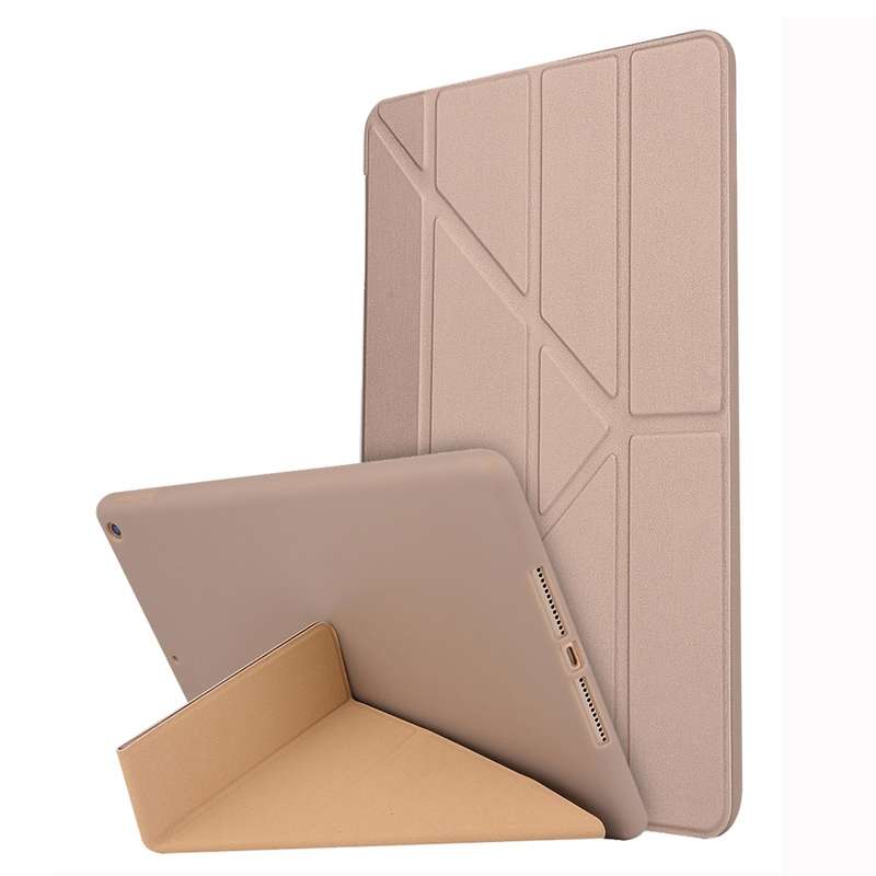For iPad 10.2 2021 / 2020 / 2019 TPU Horizontal Deformation Flip Leather Case with Holder(Red)