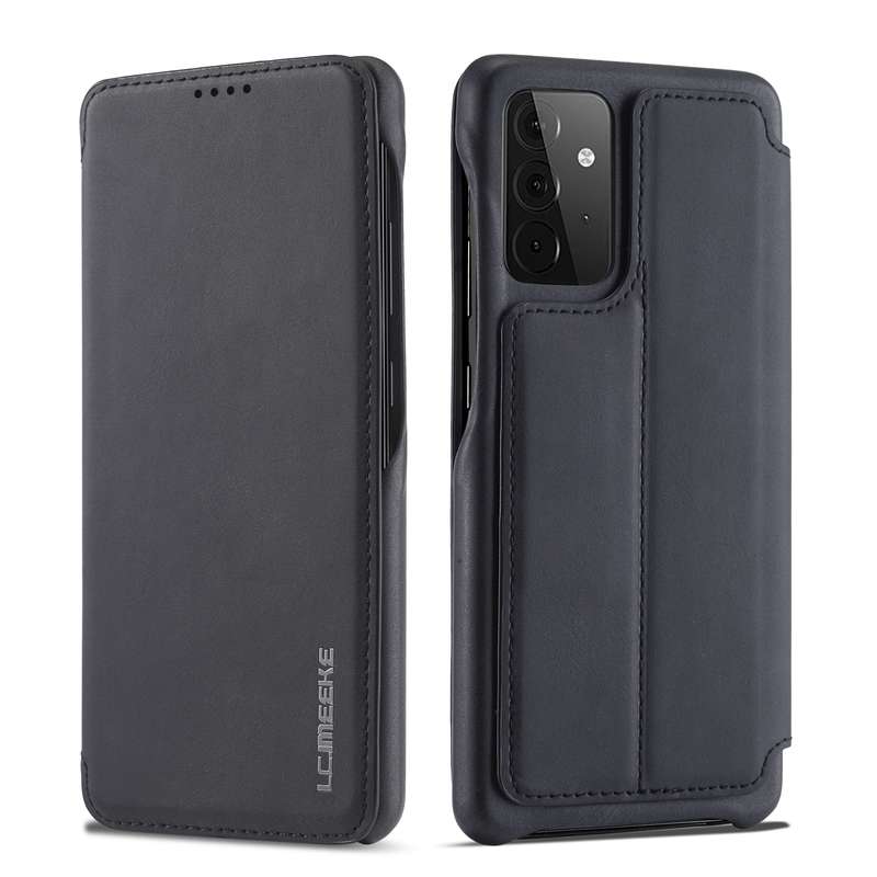 For Samsung Galaxy A52 5G / 4G LC.IMEEKE Hon Ancient Series Horizontal Flip Leather Case with Holder
