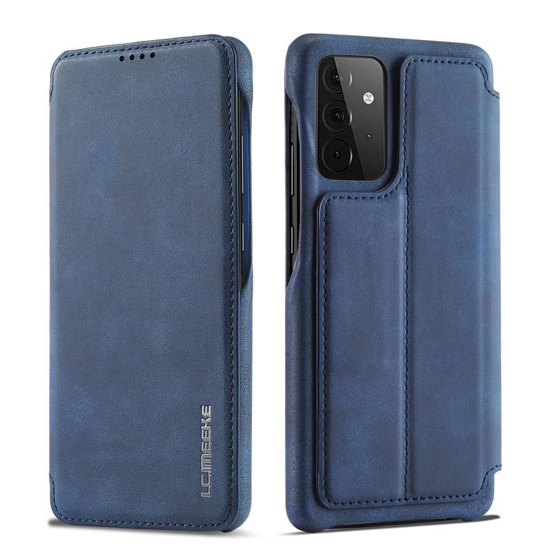 For Samsung Galaxy A52 5G / 4G LC.IMEEKE Hon Ancient Series Horizontal Flip Leather Case with Holder