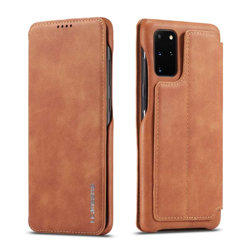 For Samsung Galaxy S20 FE LC.IMEEKE Hon Ancient Series Horizontal Flip Leather Case with Holder & Ca