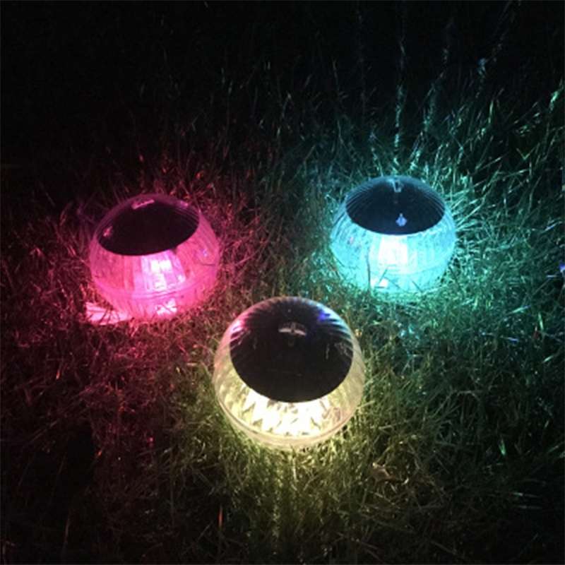 Solar Power Outdoor Pool Floating Ball Waterproof Light Garden Decoration Lamp(Warm Light)