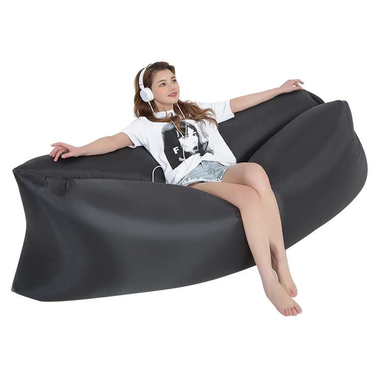 Outdoor Portable Lazy Water Inflatable Sofa Beach Grass Air Bed, Size: 200 x 70cm(Green)