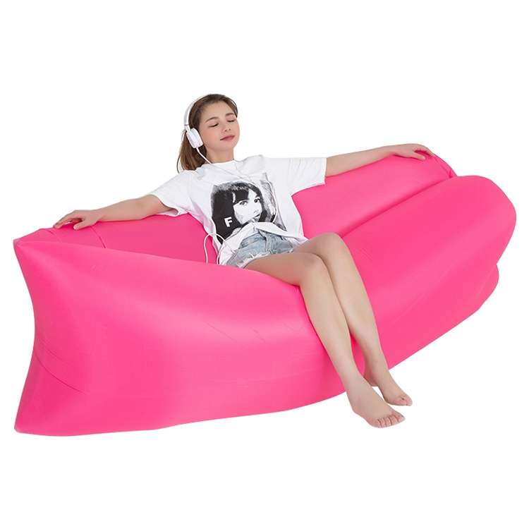 Outdoor Portable Lazy Water Inflatable Sofa Beach Grass Air Bed, Size: 200 x 70cm(Green)