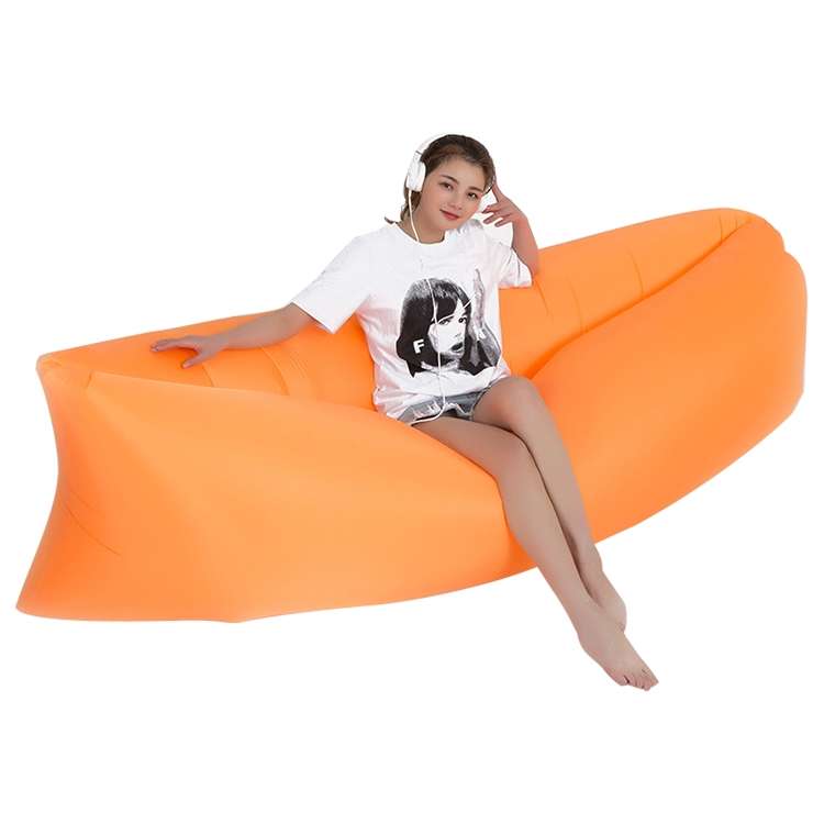 Outdoor Portable Lazy Water Inflatable Sofa Beach Grass Air Bed, Size: 200 x 70cm(Green)