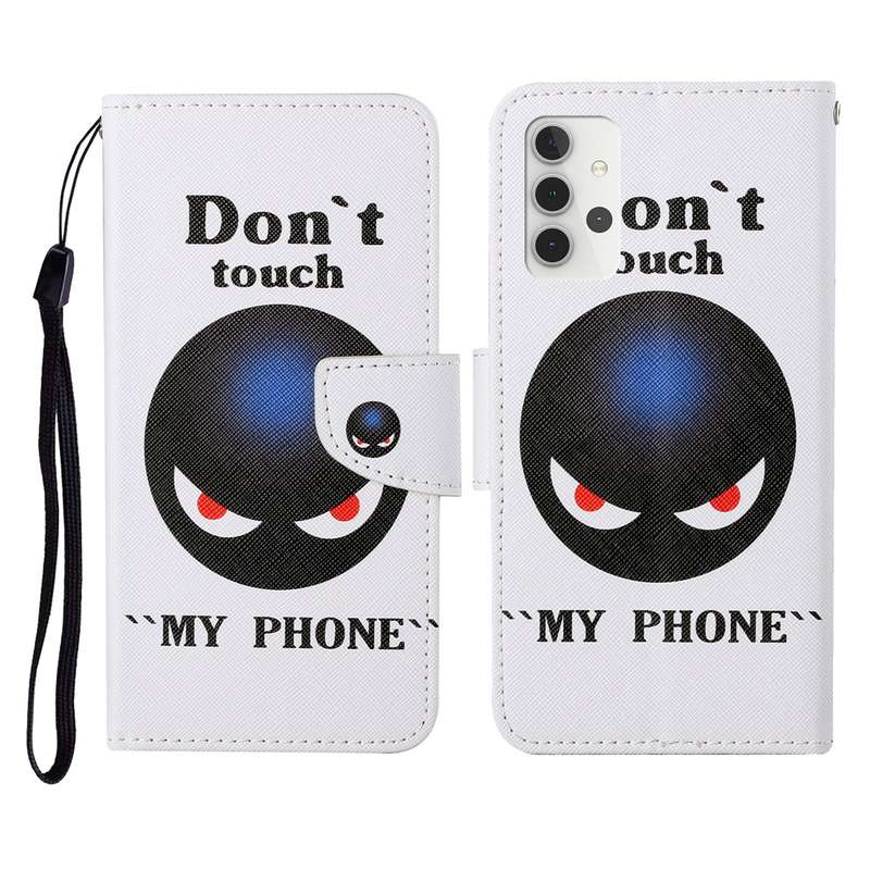 For Samsung Galaxy A31 Colored Drawing Pattern Horizontal Flip Leather Case with Holder & Card Slots