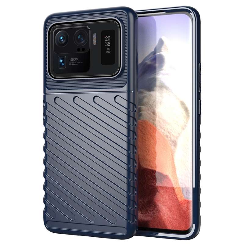 For Xiaomi Mi 11 Ultra Thunderbolt Shockproof TPU Protective Soft Case(Blue)