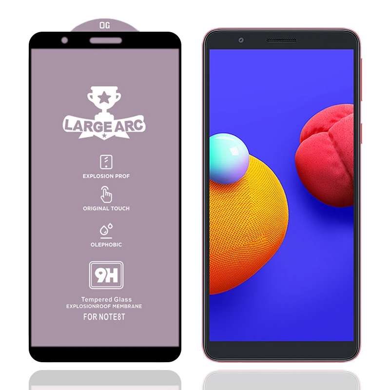 For Samsung Galaxy A01 Core / A3 Core 9H HD Large Arc High Alumina Full Screen Tempered Glass Film