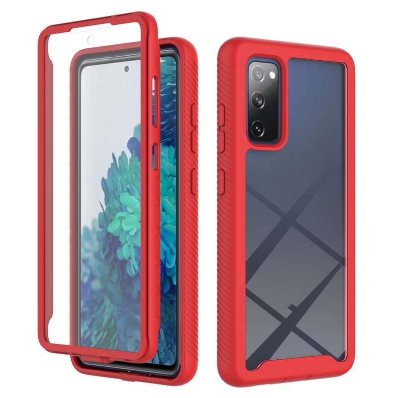 For Samsung Galaxy S20 FE Starry Sky Full Body Hybrid Shockproof Phone Case(Sky Blue)