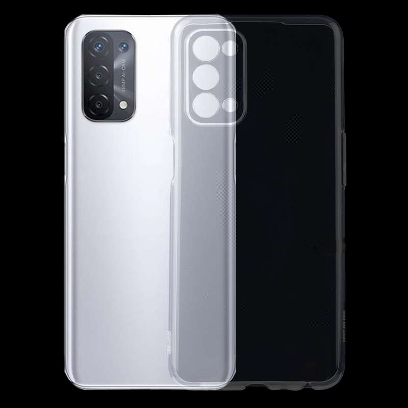 For OPPO A74 5G 0.75mm Ultra-thin Transparent TPU Soft Protective Case
