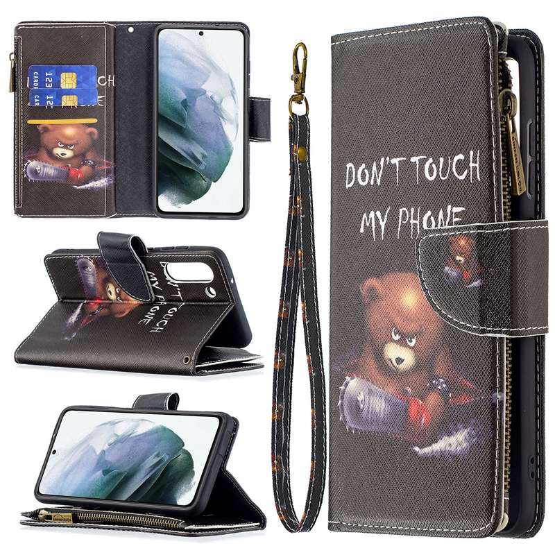 For Samsung Galaxy Tab A7 Lite T220 Cowhide Texture Horizontal Flip Leather Case with Holder & Card