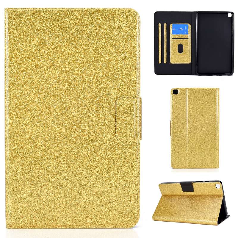 For Samsung Galaxy Tab A7 Lite T220 Cowhide Texture Horizontal Flip Leather Case with Holder & Card