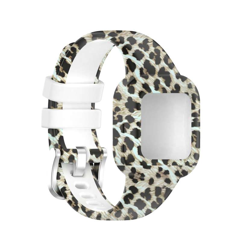 For Garmin Vivofit JR3 Silicone Printing Watch Band(Peacock)