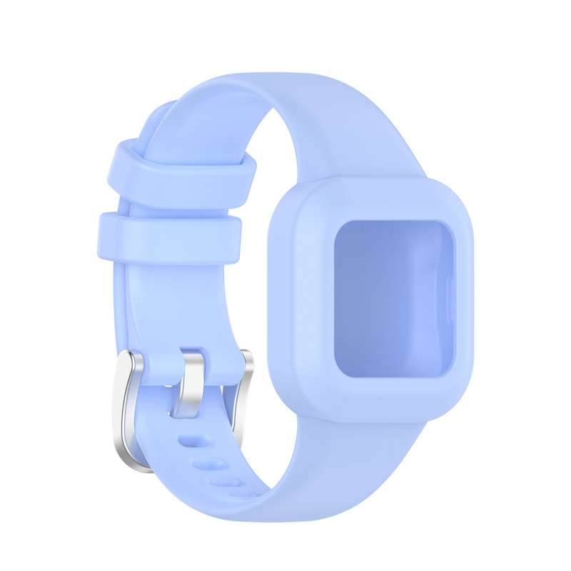 For Garmin Vivofit JR3 Silicone Pure Color Watch Band(Blue Grey)