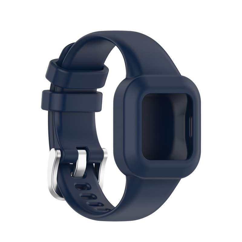 For Garmin Vivofit JR3 Silicone Pure Color Watch Band(Blue Grey)