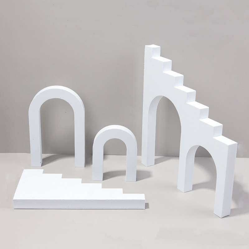 Ladder Combo Kits Geometric Cube Solid Color Photography Photo Background Table Shooting Foam Props(
