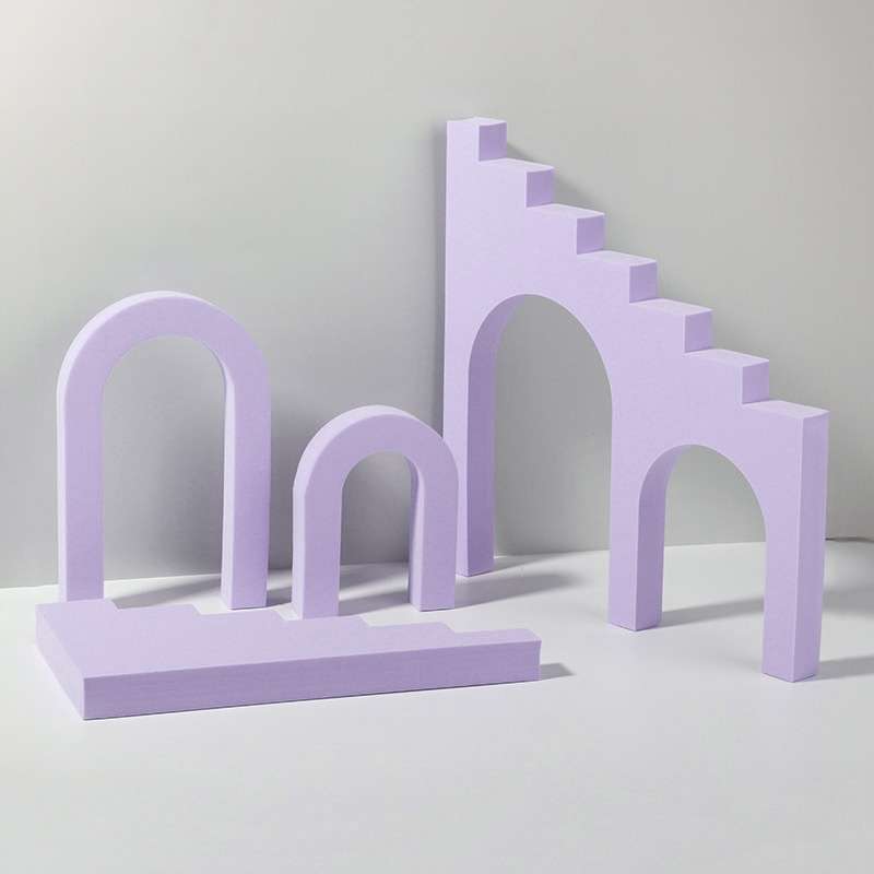 Ladder Combo Kits Geometric Cube Solid Color Photography Photo Background Table Shooting Foam Props(