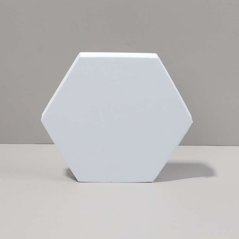 18 x 2cm Hexagon Geometric Cube Solid Color Photography Photo Background Table Shooting Foam Props (