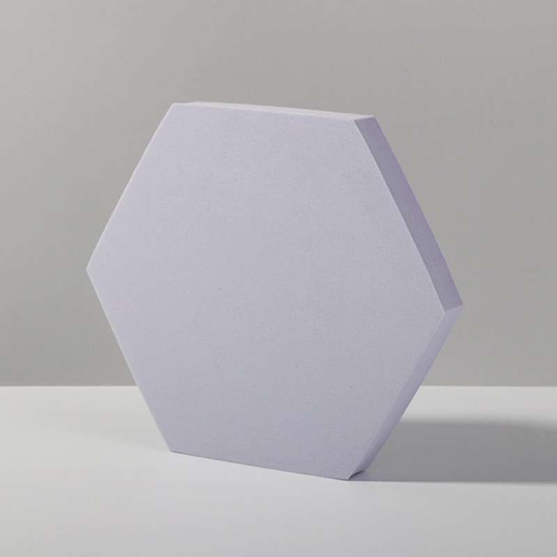 18 x 2cm Hexagon Geometric Cube Solid Color Photography Photo Background Table Shooting Foam Props (