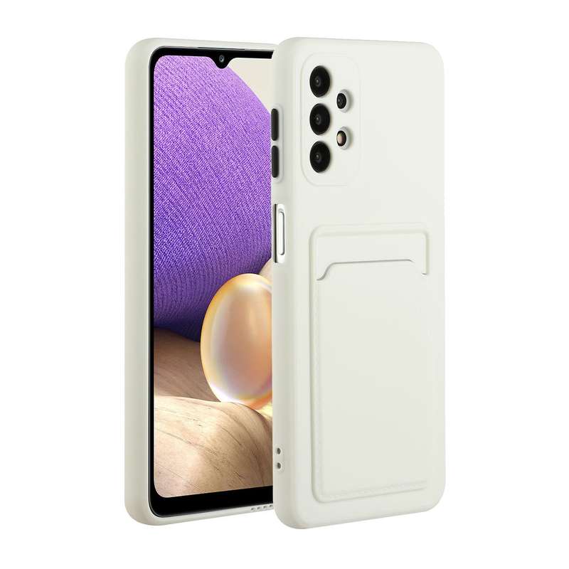 For Samsung Galaxy A72 5G / 4G Card Slot Design Shockproof TPU Protective Case(Pink)
