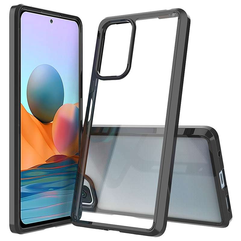 For Xiaomi Redmi Note 10 Pro Shockproof Scratchproof TPU + Acrylic Protective Case(Transparent)