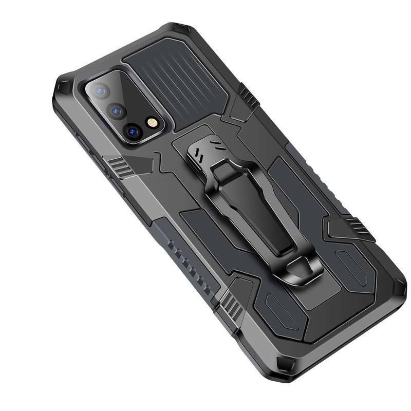 For Galaxy Note 10 Plus Buckle Zipper Shockproof Protective Case with Holder & Card Slots & Wallet &