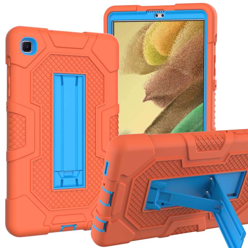 For Samsung Galaxy Tab A7 Lite T220 / T225 Contrast Color Robot Shockproof Silicone + PC Protective