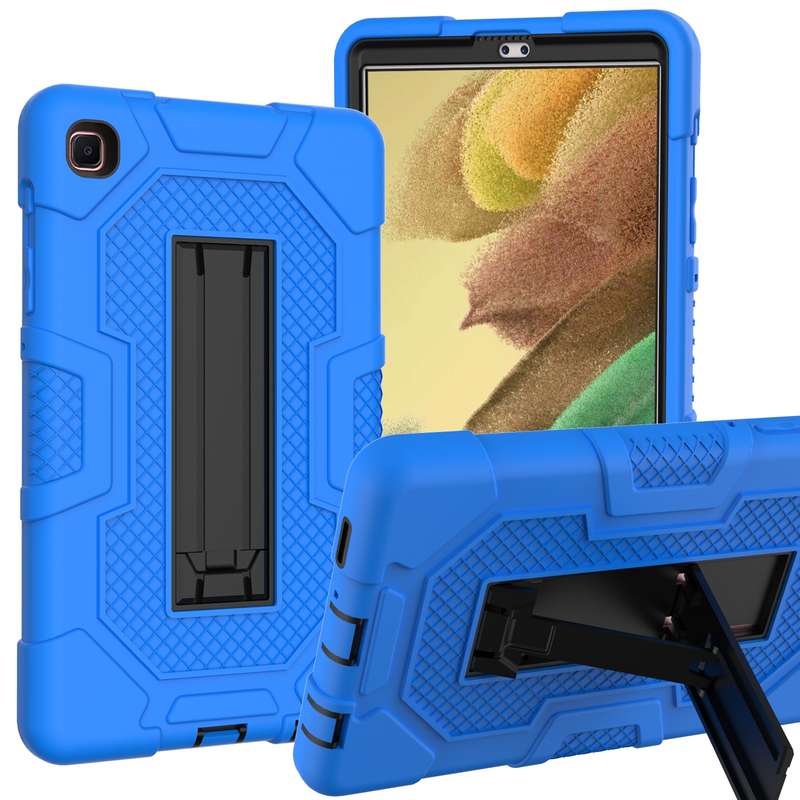 For Samsung Galaxy Tab A7 Lite T220 / T225 Contrast Color Robot Shockproof Silicone + PC Protective