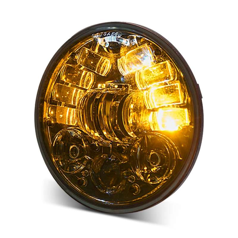 DC9-30V / 6000K / 3000K / 20000LM 5.75 inch Motorcycle Gradient Headlight