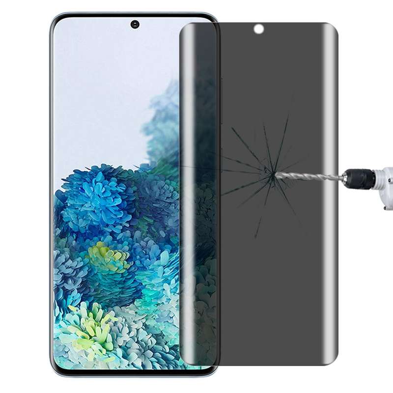 For Samsung Galaxy S20+ 0.3mm 9H Surface Hardness 3D Curved Surface Privacy Glass Film