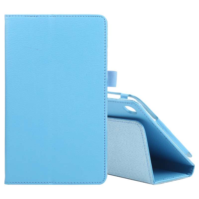 For Samsung Galaxy Tab A7 Lite T220 / T225 Litchi Texture Solid Color Horizontal Flip Leather Case w