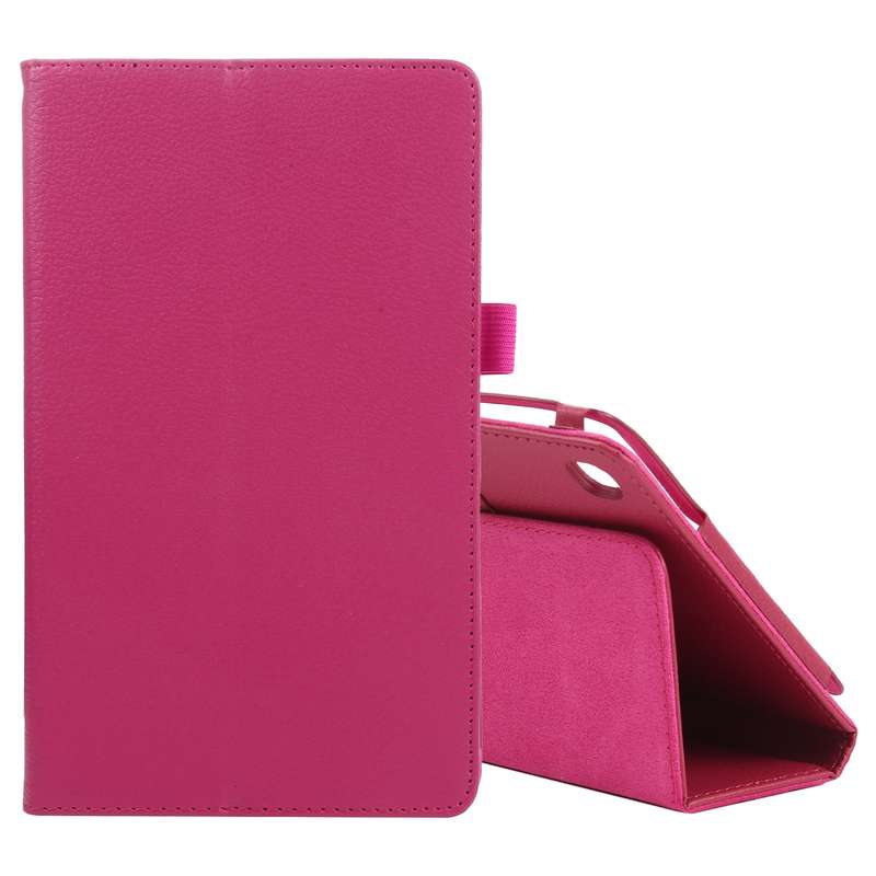 For Samsung Galaxy Tab A7 Lite T220 / T225 Litchi Texture Solid Color Horizontal Flip Leather Case w