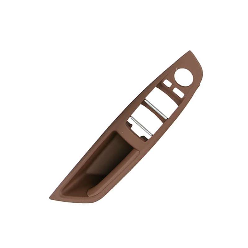 Car Left Front Inner Door Armrest for BMW 5 Series F10 / F18, Left Driving(Wine Red)