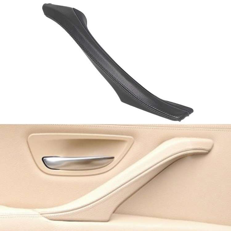 Car Leather Right Side Inner Door Handle Assembly 51417225854 for BMW 5 Series F10 / F18 2011-2017(B