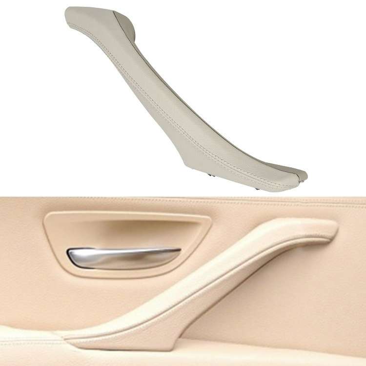Car Leather Right Side Inner Door Handle Assembly 51417225854 for BMW 5 Series F10 / F18 2011-2017(C