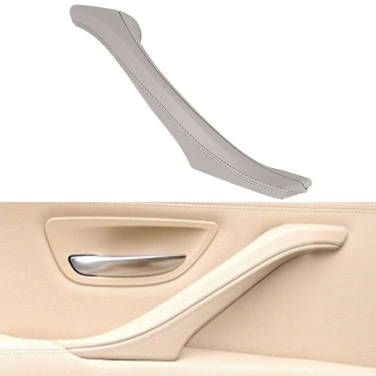 Car Leather Right Side Inner Door Handle Assembly 51417225854 for BMW 5 Series F10 / F18 2011-2017(G
