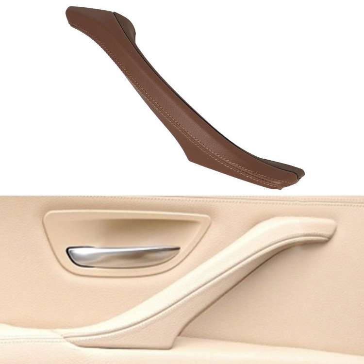 Car Leather Right Side Inner Door Handle Assembly 51417225854 for BMW 5 Series F10 / F18 2011-2017(W