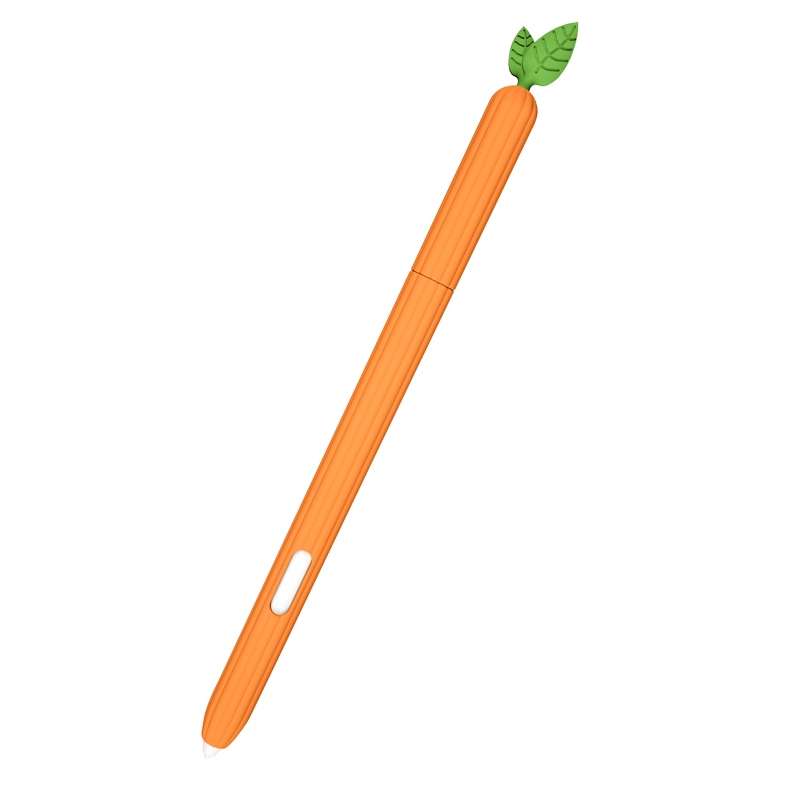 For Samsung Galaxy Tab S6 Lite P610 / P615 Fruit and Vegetable Shape Stylus Silicone Protective Case