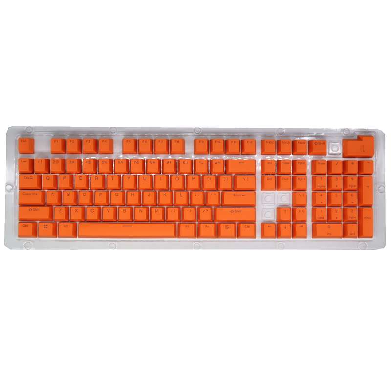 HXSJ P9 104 Keys PBT Color Mechanical Keyboard Keycaps(Light Blue)