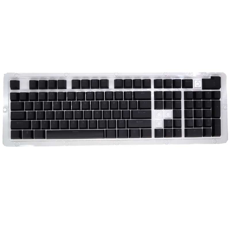 HXSJ P9 104 Keys PBT Color Mechanical Keyboard Keycaps(Light Blue)