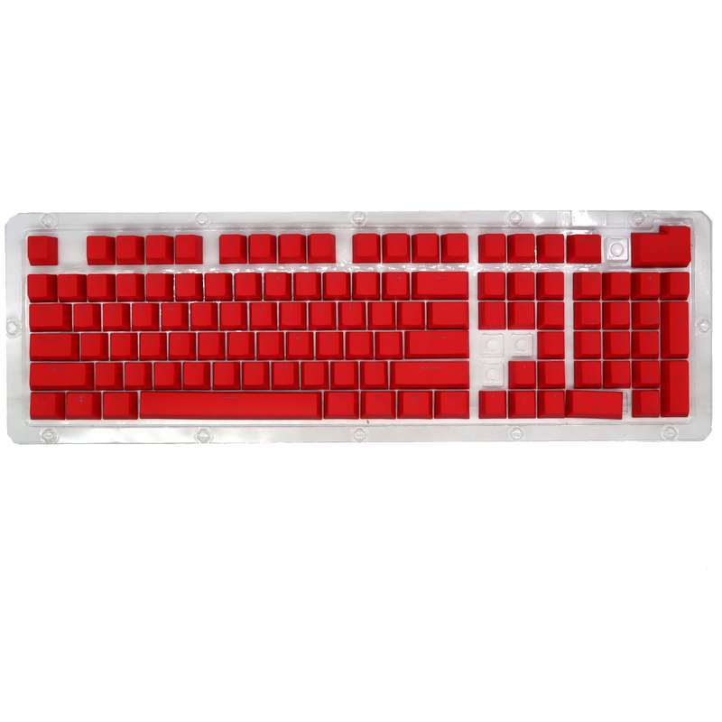 HXSJ P9 104 Keys PBT Color Mechanical Keyboard Keycaps(Light Blue)