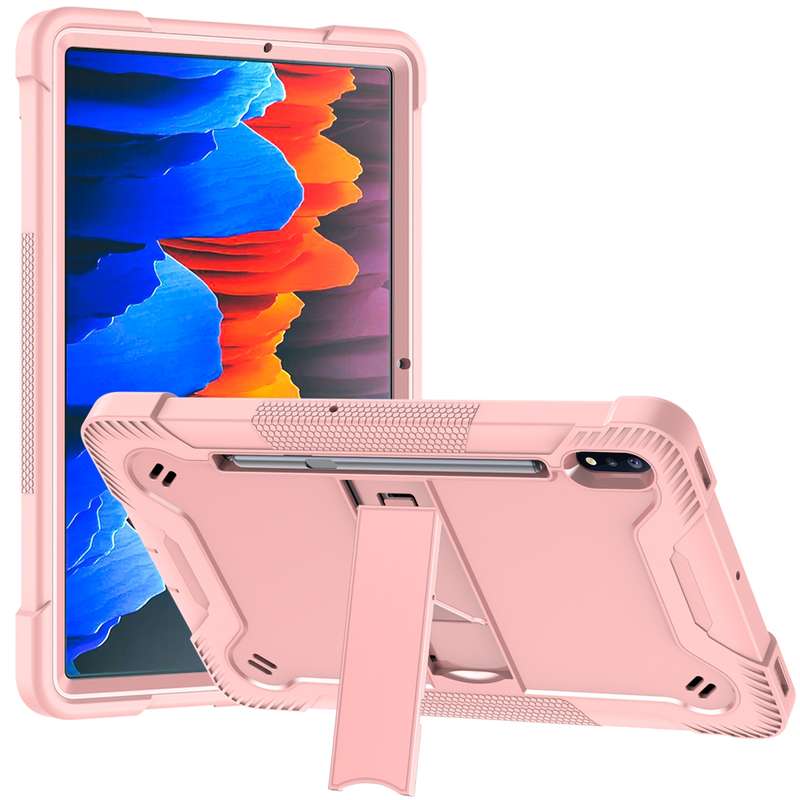 For Samsung Galaxy Tab S7 FE 12.4 inch T730 360 Degree Rotation PC+TPU Protective Cover with Holder